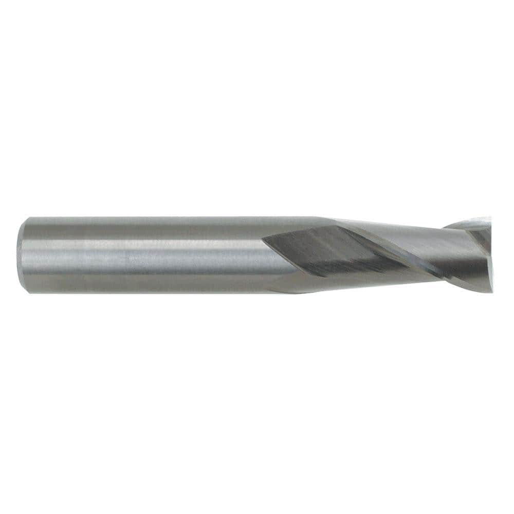 Corner Radius End Mill: 1″ Dia, 1-1/2″ LOC, 0.03″ Radius, 2 Flutes, Solid Carbide 4″ OAL, 1″ Shank Dia, 30 ° Helix, Bright/Uncoated, Corner Radius End, Centercutting, Series 121