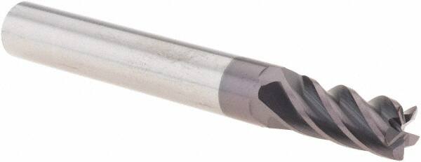 M.A. Ford - 9/32", 5 Flute, Single End, Solid Carbide, 0.015" Corner Radius End Mill - 2-1/2" OAL, 38° Helix, Right Hand Flute, 5/8" LOC, Right Hand Cut - Makers Industrial Supply