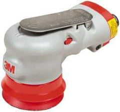 3M - 12,000 OPM, 17 CFM Air Consumption, 90 psi Air Pressure, Palm Air Orbital Sander - Round Pad, - Makers Industrial Supply