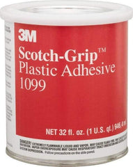 3M - 32 Fluid Ounce Container, Tan, Can Synthetic Rubber Construction Adhesive - Series 1099 - Makers Industrial Supply