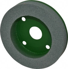 Camel Grinding Wheels - 6" Diam, 1-1/4" Hole Size, 1" Overall Thickness, 80 Grit, Type 50 Tool & Cutter Grinding Wheel - Medium Grade, Silicon Carbide, I Hardness, Vitrified Bond, 3,450 RPM - Makers Industrial Supply