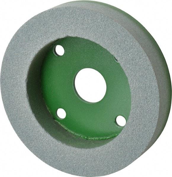 Camel Grinding Wheels - 6" Diam, 1" Hole Size, 1" Overall Thickness, 100 Grit, Type 50 Tool & Cutter Grinding Wheel - Fine Grade, Silicon Carbide, I Hardness, Vitrified Bond, 3,450 RPM - Makers Industrial Supply