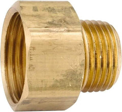 ANDERSON METALS - 3/4 FGHT & 1/2 MPT Garden Hose Female x MIP - Lead Free Brass, Female Hose to Male Pipe Connector - Makers Industrial Supply