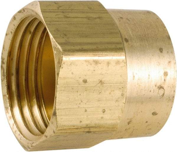 ANDERSON METALS - 3/4 FGHT & 1/2 FPT Garden Hose Female x FIP - Lead Free Brass, Female Hose to Female Pipe Connector - Makers Industrial Supply