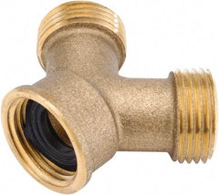 ANDERSON METALS - 3/4 GHT Garden Hose F x M x M Garden Hose Y - Zinc, Female Hose to Male Hose to Male Hose Connector - Makers Industrial Supply