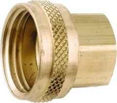 ANDERSON METALS - 3/4 FGHT & 1/2 FPT Garden Hose Female x FIP Swivel - Lead Free Brass, Female Hose to Female Pipe Swivel Connector - Makers Industrial Supply