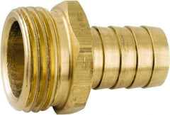 ANDERSON METALS - 3/4 GHT Garden Hose Barb x Male - Lead Free Brass, Male Hose to Barb Connector - Makers Industrial Supply