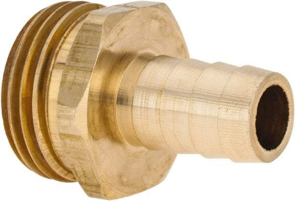 ANDERSON METALS - 3/4 GHT Garden Hose Barb x Male - Lead Free Brass, Male Hose to Barb Connector - Makers Industrial Supply