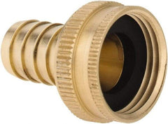 ANDERSON METALS - 3/4 GHT Garden Hose Barb x Female Swivel - Lead Free Brass, Female Hose to Barb Connector - Makers Industrial Supply