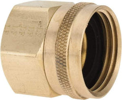 ANDERSON METALS - 3/4 FGHT & 3/4 FPT Garden Hose Female x FIP Swivel - Lead Free Brass, Female Hose to Female Pipe Swivel Connector - Makers Industrial Supply