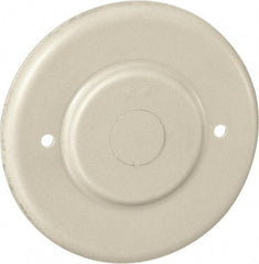 Hubbell Wiring Device-Kellems - 4.19 Inch Wide x 0.38 Inch High, Round Raceway Cover - Ivory, For Use with HBL500 Series Raceways and HBL750 Series Raceways - Makers Industrial Supply