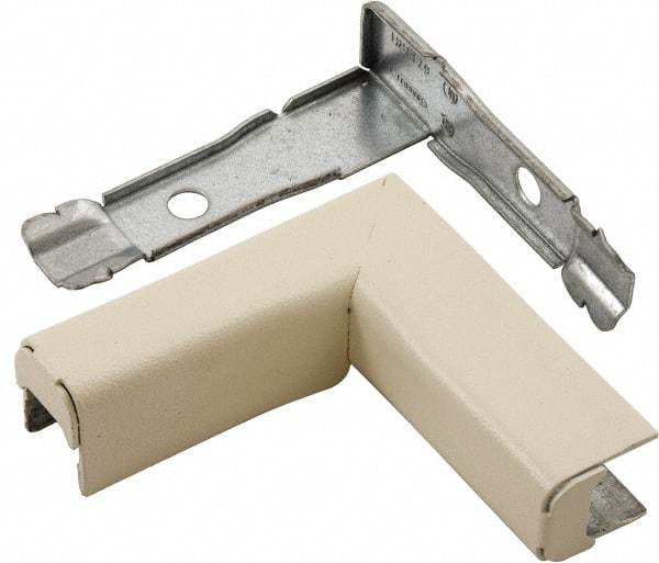 Hubbell Wiring Device-Kellems - 2.98 Inch Long x 0.94 Inch Wide x 3 Inch High, Raceway Elbow End - 90°, Ivory, For Use with HBL500 Series Raceways and HBL750 Series Raceways - Makers Industrial Supply