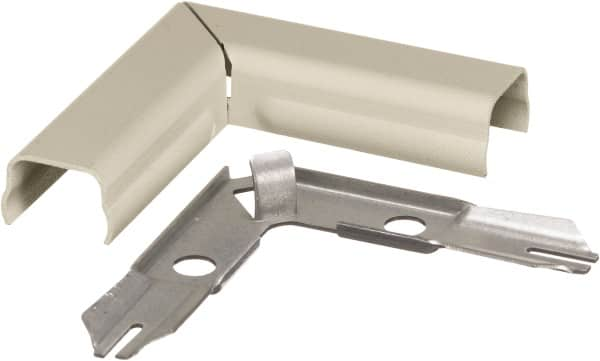 Hubbell Wiring Device-Kellems - 2.68 Inch Long x 0.61 Inch Wide x 2.68 Inch High, Raceway Elbow End - 90°, Ivory, For Use with HBL500 Series Raceways and HBL750 Series Raceways - Makers Industrial Supply