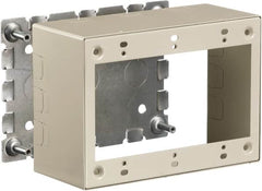 Hubbell Wiring Device-Kellems - 6.45 Inch Long x 2-3/4 Inch Wide x 4.54 Inch High, Rectangular Raceway Box - Ivory, For Use with HBL500 Series Raceways and HBL750 Series Raceways - Makers Industrial Supply