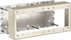 Hubbell Wiring Device-Kellems - 10.01 Inch Long x 1-3/4 Inch Wide x 4.54 Inch High, Rectangular Raceway Box - Ivory, For Use with HBL500 Series Raceways and HBL750 Series Raceways - Makers Industrial Supply