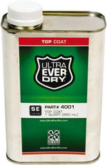 UltraTech - 1 Qt Metal Can Semi-Flat White Acrylic Coating - Approximately 250 Sq Ft/Gal Coverage, Direct to Metal - Makers Industrial Supply