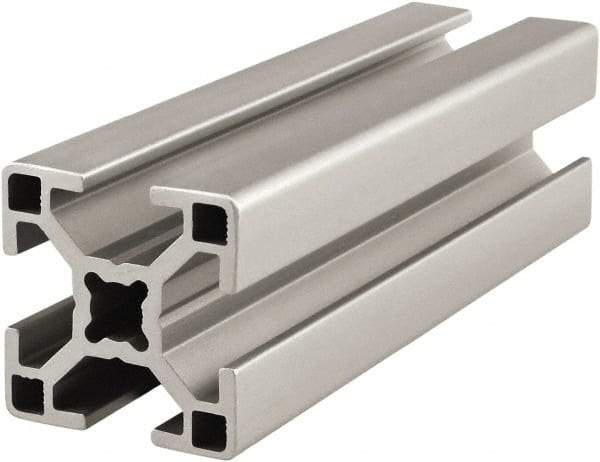 80/20 Inc. - 4 Meters Long x 30 mm Wide x 30 mm Deep, T-Slotted Aluminum Extrusion - Clear Anodized Finish - Makers Industrial Supply