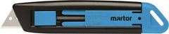 Martor USA - Retractable Utility Knife - Black & Blue Handle - Makers Industrial Supply