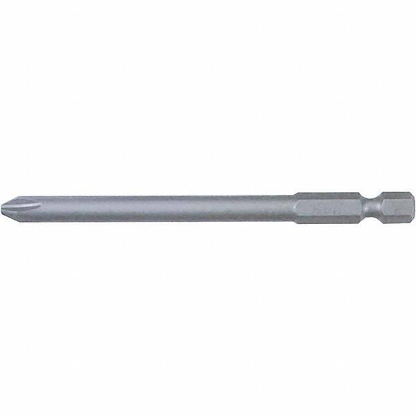 Wiha - #0 Power Bit - 1/4" Drive, 2-3/4" OAL - Makers Industrial Supply