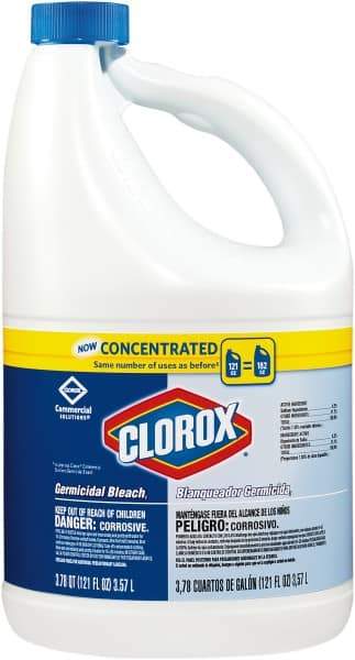 Clorox - 121 oz Bleach - Liquid - Makers Industrial Supply