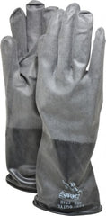 SHOWA - Size XL (10), 14" Long, 14 mil, Unsupported, Butyl Chemical Resistant Gloves - Makers Industrial Supply