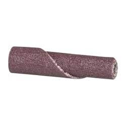 3M - 3/16" Max Roll Diam x 1" OAL, 150 Grit Aluminum Oxide Straight Cartridge Roll - 3/32" Pilot Hole Diam, Very Fine Grade, X Weighted Cloth Backing, 24,000 Max RPM - Makers Industrial Supply