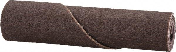 3M - 5/16" Max Roll Diam x 1-1/2" OAL, 320 Grit Aluminum Oxide Straight Cartridge Roll - 1/8" Pilot Hole Diam, Very Fine Grade, X Weighted Cloth Backing, 24,000 Max RPM - Makers Industrial Supply