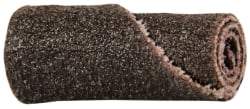 3M - 3/8" Max Roll Diam x 1" OAL, 60 Grit Aluminum Oxide Straight Cartridge Roll - 1/8" Pilot Hole Diam, Medium Grade, X Weighted Cloth Backing, 24,000 Max RPM - Makers Industrial Supply