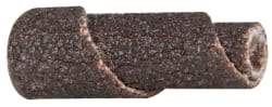 3M - 1" Long x 3/8" Diam, Aluminum Oxide, Full Taper Cartridge Roll - 60 Grit, 1/8" Pilot Hole Diam, Medium Grade, X Weighted, Cloth Backing - Makers Industrial Supply