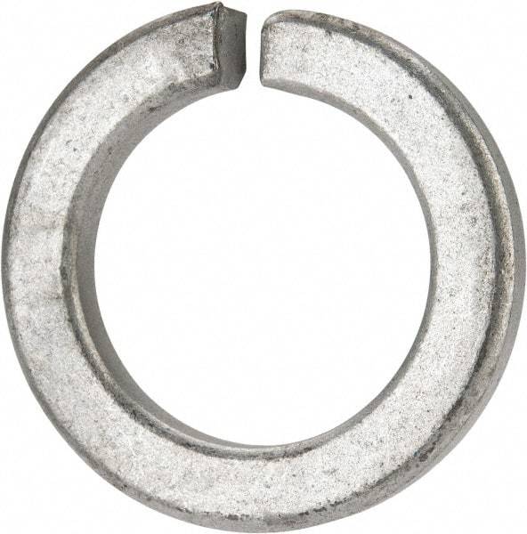 Value Collection - 1-3/4", 1.758" ID, 0.389" Thick Split Lock Washer - Grade 8 Spring Steel, Zinc-Plated Finish, 1.758" Min ID, 1.789" Max ID, 2.679" Max OD - Makers Industrial Supply