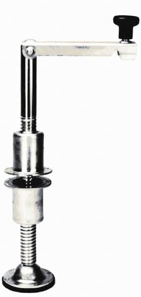 Vestil - 26 Inches Overall Height, 5,000 Lbs. Load Limit Leveling Jack - 4-1/2 Inches to 21-1/2 Inches Height Below Frame, 17 Inch Long Screw Travel - Makers Industrial Supply