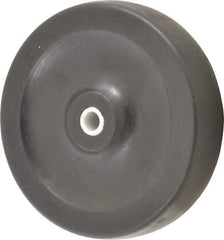 Albion - 4 Inch Diameter x 15/16 Inch Wide, Hard Rubber Caster Wheel - 135 Lb. Capacity, 1-5/32 Inch Hub Length, 5/16 Inch Axle Diameter, Self-Lube Bearing - Makers Industrial Supply