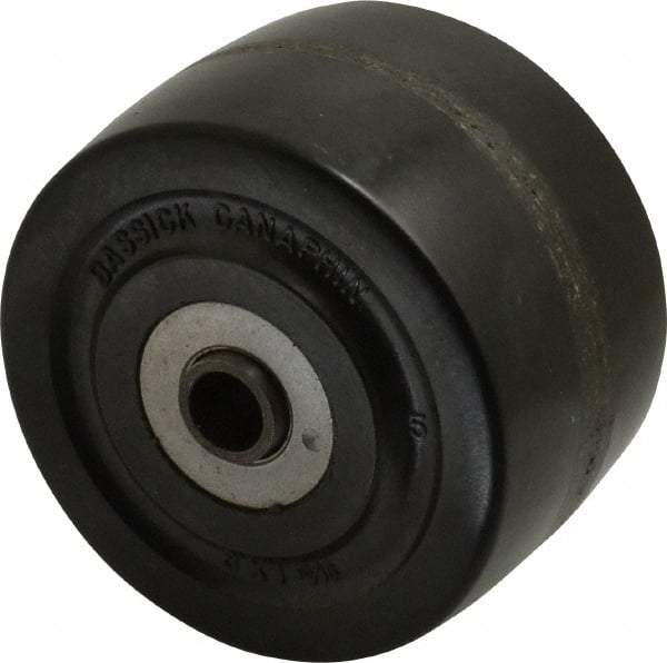 Albion - 3 Inch Diameter x 1-13/16 Inch Wide, Phenolic Caster Wheel - 500 Lb. Capacity, 1-15/16 Inch Hub Length, 3/8 Inch Axle Diameter, Roller Bearing - Makers Industrial Supply