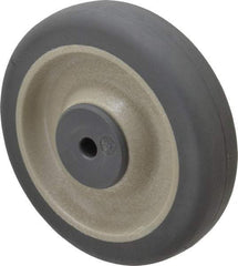 Albion - 5 Inch Diameter x 1-1/4 Inch Wide, Rubber Caster Wheel - 250 Lb. Capacity, 1-9/16 Inch Hub Length, 3/8 Inch Axle Diameter, Ball Bearing - Makers Industrial Supply