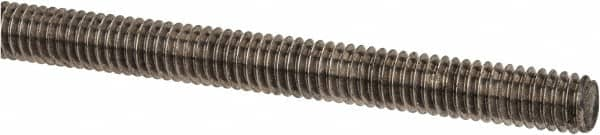 Made in USA - 5/16-18 UNC (Coarse), 6' Long, Stainless Steel Threaded Rod - Right Hand Thread - Makers Industrial Supply