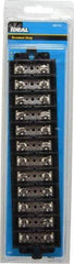 Ideal - 12 Poles, 600 Volt, 60 Amp, -40 to 266°F, Polyester Thermoplastic, Polyester Thermoplastic Multipole Terminal Block - Nickle Plated Brass, 22 to 6 AWG Compatibility, 1-1/4 Inch High - Makers Industrial Supply