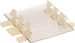 Ideal - 0.8mm High x 4.9" Long, Terminal Block End Cover - Use with 89-400 Terminal Strip Series - Makers Industrial Supply