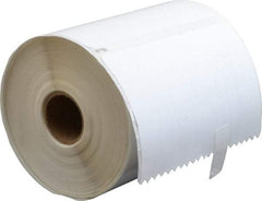 Dymo - 4" Wide x 6" Long, White Die Cut Paper with Semi Perm. Adhesive Shipping Label - For DYMO LabelWriter Printers - Makers Industrial Supply