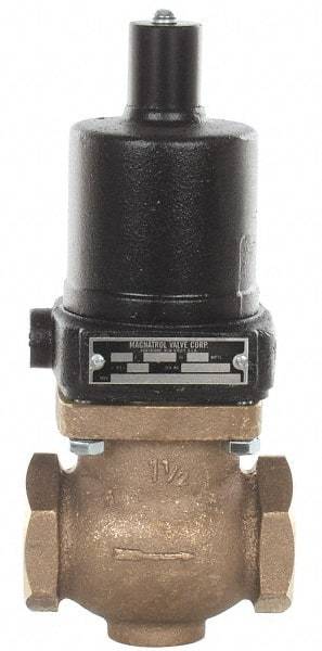 Magnatrol Valve - 1-1/2" Port, 2 Way, Solenoid Valve - Normally Open - Makers Industrial Supply