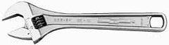 Adjustable Wrench: Polished Finish