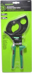 Greenlee - 11" OAL, 1,000 MCM Capacity, Cable Cutter - Molded Plastic Handle - Makers Industrial Supply