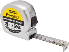 Stanley - 16' x 3/4" Tape Measure - 1/16" Graduation - Makers Industrial Supply