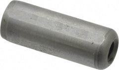 Gibraltar - 3/8" Diam x 1" Pin Length C-1215 Case Hardened Steel Pull Out Dowel Pin - 1 Beveled & 1 Threaded End - Makers Industrial Supply