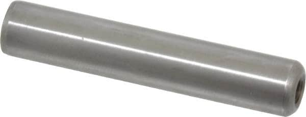 Gibraltar - 3/8" Diam x 2" Pin Length C-1215 Case Hardened Steel Pull Out Dowel Pin - 1 Beveled & 1 Threaded End - Makers Industrial Supply