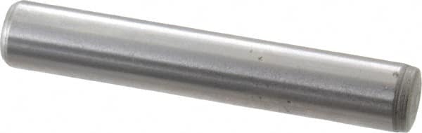 Gibraltar - 1/4" Diam x 1-1/2" Pin Length C-1215 Case Hardened Steel Pull Out Dowel Pin - 1 Beveled & 1 Threaded End - Makers Industrial Supply