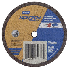 3″ × 1/16″ × 1/4″ NorZon Plus Small Diameter Cut-Off Wheel Type 01 Straight - Makers Industrial Supply