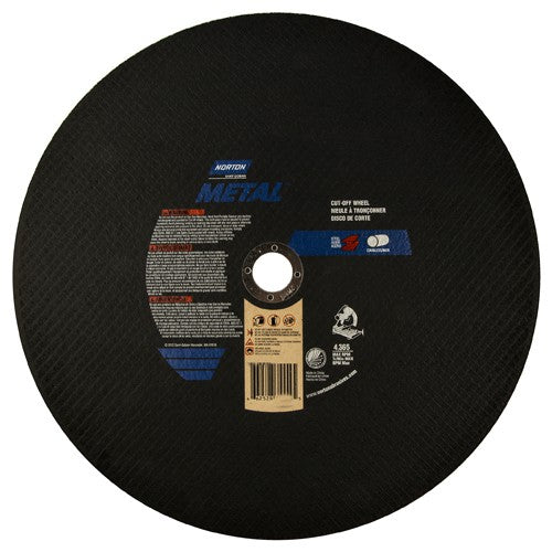 14″ × 7/64″ × 1″ Gemini Chopsaw Cut-Off Wheel Type 01 Straight - Makers Industrial Supply