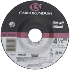 ‎9″ × 1/4″ × 5/8″-11 T270 Carbo White A24 Grit Depressed Center Wheel - Makers Industrial Supply