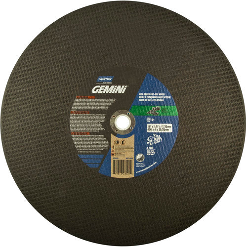 12″ × 1/8″ × 1″ Concrete High Speed Cut-Off Wheel Type 01 Straight Silicon Carbide - Makers Industrial Supply