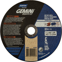 7″ × 0.045″ × 7/8″ Small Diameter Cut-Off Wheel Gemini RightCut SS 60 Grit - Makers Industrial Supply